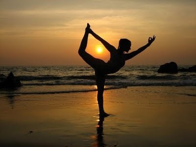 postura de hatha yoga